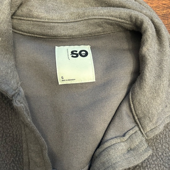SO Charcoal Fleece Jacket - Picture 2 of 2